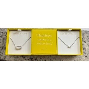 Kendra Scott Elisa Silver Necklace Set of 2